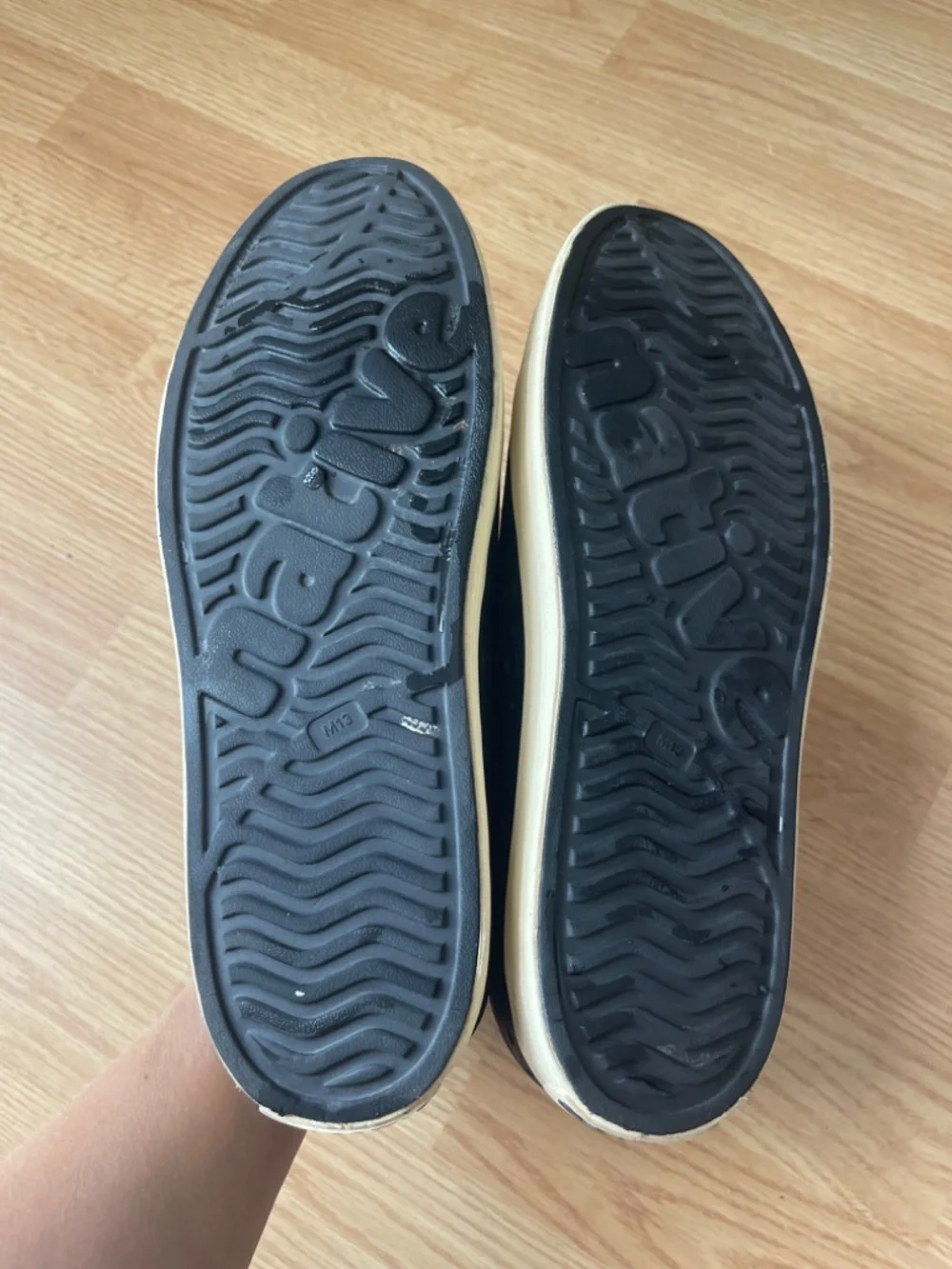 Native Men’s Black Jefferson Shoes / Slip On Sandals Size 13